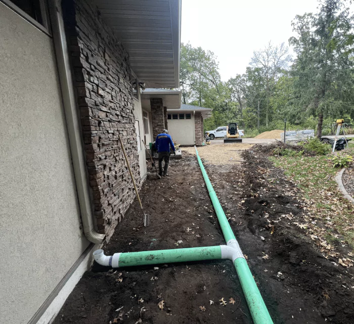 Drainage and Landscaping Lakeville MN - underground irrigation system installation