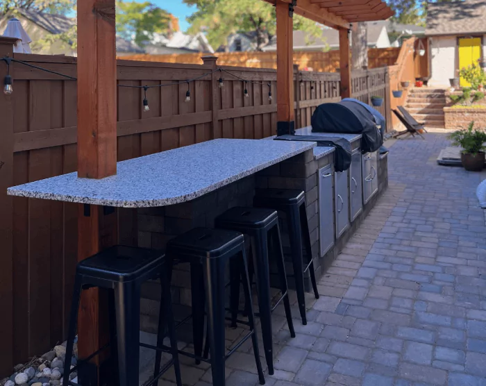 Landscaping Lakeville MN - luxury outdoor kitchen construction