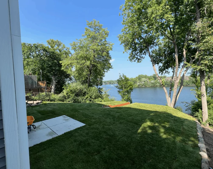 Landscaping Lakeville MN - sod and turf being laid by experts